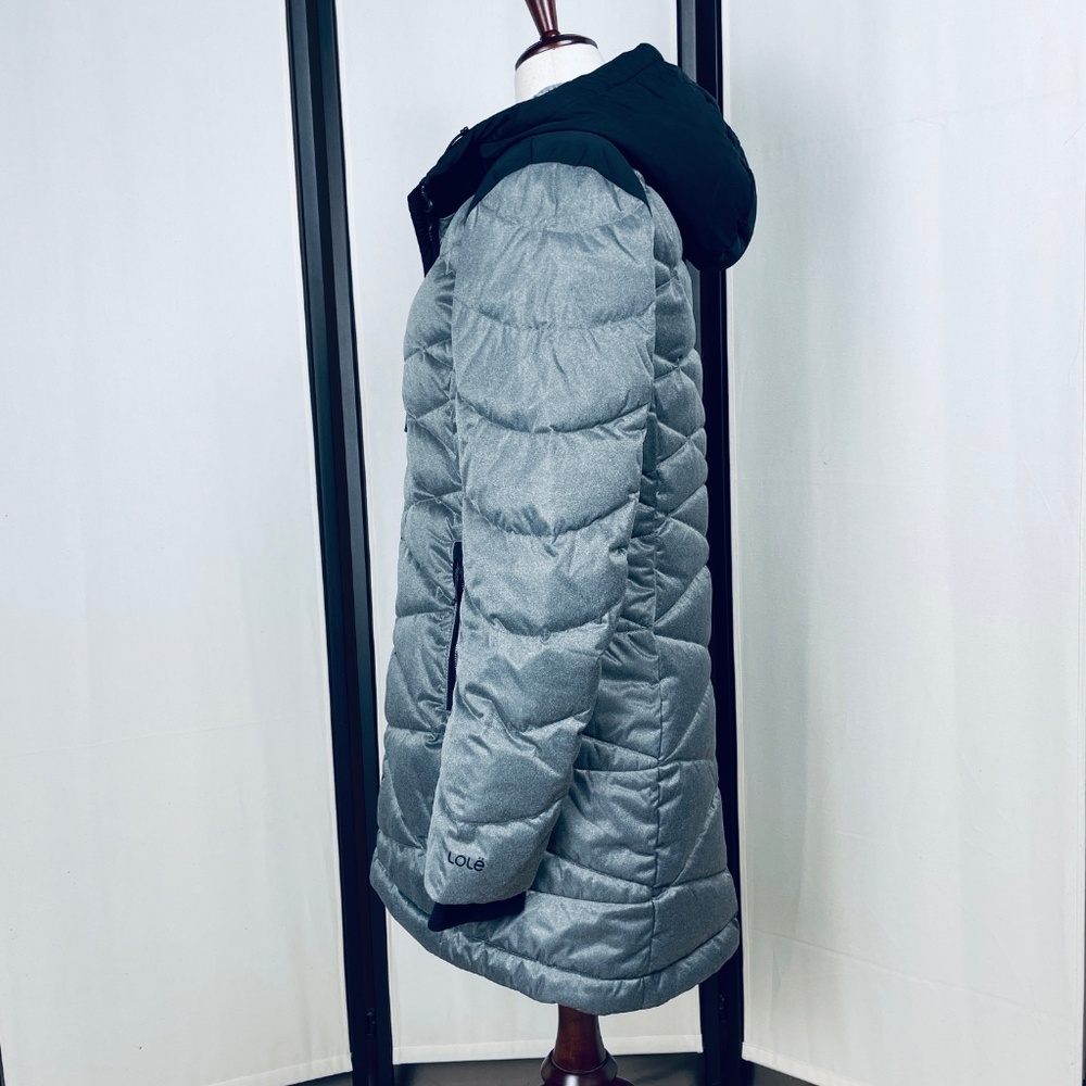 Lole Down Silver Gray Jacket Size L